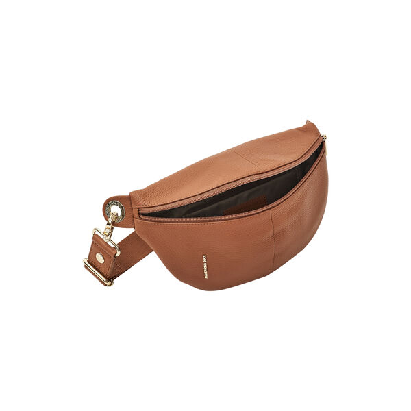 MELLOW LEATHER BUM BAG, pecan nut, Mandarina Duck