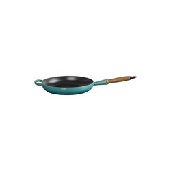 Signature st&oslash;pejern stekepanne med treh&aring;ndtak &Oslash; 28 cm, bleu riviera, Le Creuset