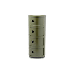 Componibili 4 elementi oppbevaringsbord, verde, Kartell