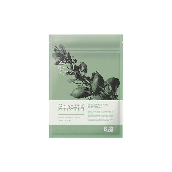 Hydrating Argan Sheet Mask – 8 masks, Sensatia Botanicals