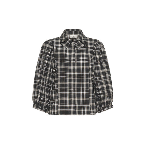 KBBelis Frosty Blouse, thunderstorm check KBBelis Frosty Blouse, thunderstorm check, Karen by Simonsen