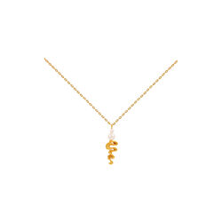 Hedda halskjede, gold, Hultquist Copenhagen