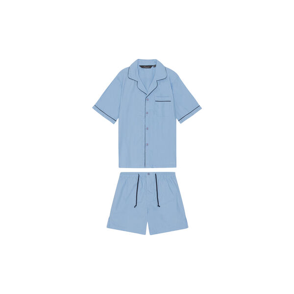 Innsbruck pyjamas, light blue/navy piping, Ambassador 1867