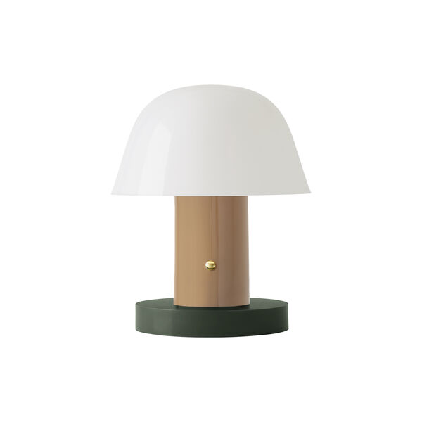 Setago JH27 bordlampe, nude/forest Setago JH27 bordlampe, nude/forest, &Tradition