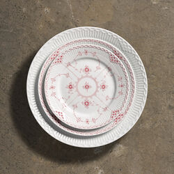 Korall Musselmalt Halvblonde tallerken &Oslash; 19 cm, Royal Copenhagen