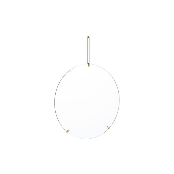 Wall Mirror, brass, MOEBE