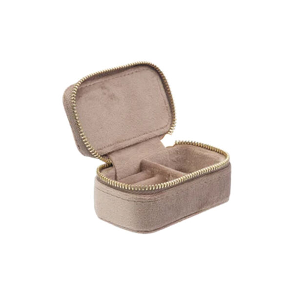Velvet Jewellery Box Micro, warm taupe, DARK department