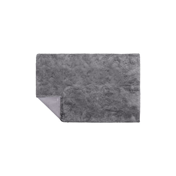 LUIS sengeteppe, graphite grey, WEICH Couture Alpaca