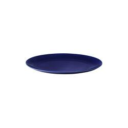 Rhombe Color oval serveringsfat, mørk blå, Lyngby Porcelæn