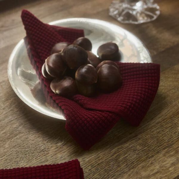 3PLY oppvaskklut, carmine red, Georg Jensen Damask