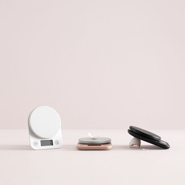 FOODIE kjøkkenvekt, black, RIG-TIG