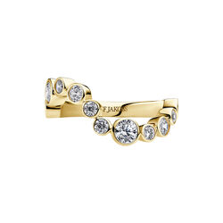 Sardinien Wave Ring | Forgylt, Sif Jakobs Jewellery