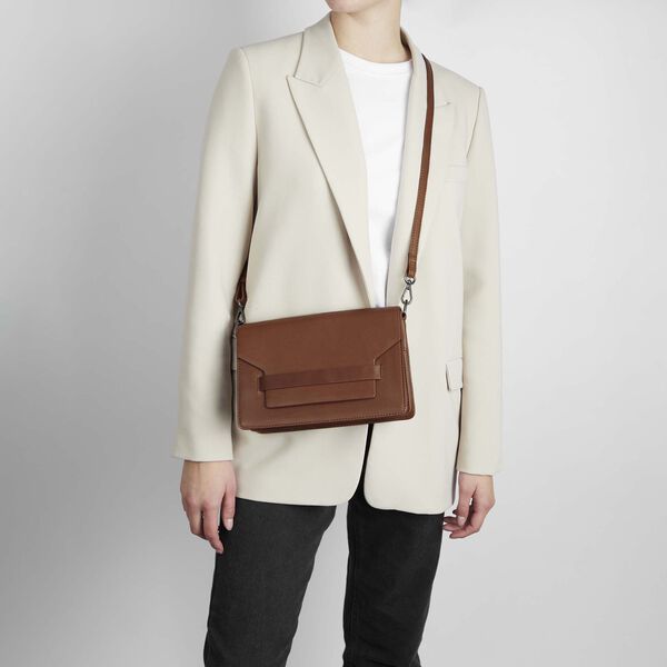ArabellaMBG Crossbody Bag, chestnut w/black, Markberg