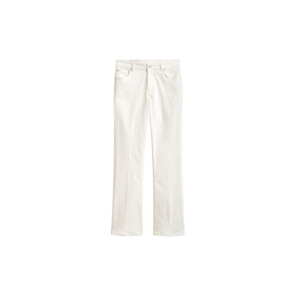 SLIM FLARE STRETCH JEANS, eggshell, Gant
