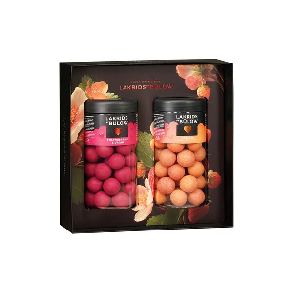 Black Box STRAWBERRY & CREAM & PEACHES, Lakrids by B&uuml;low