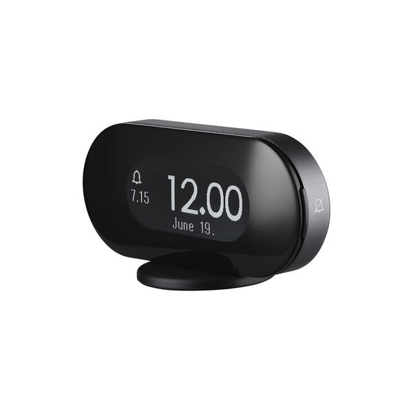 Vekkerklokke, svart, Jacob Jensen