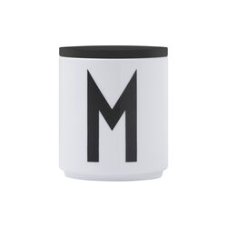 Trelokk til porselenskopp, sort, Design Letters