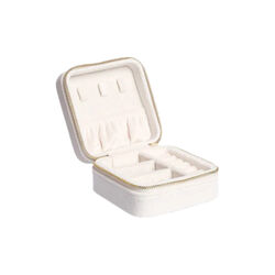 Velvet Jewellery Box Mini, off white, DARK department