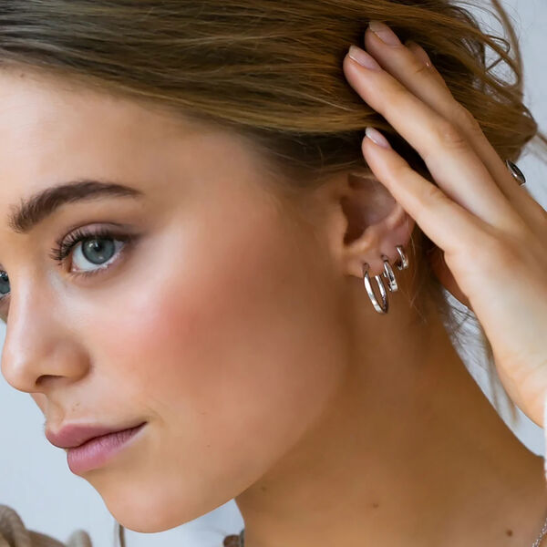 Ellera Pianura &Oslash;reringer | Medio | Sterling s&oslash;lv, Sif Jakobs Jewellery