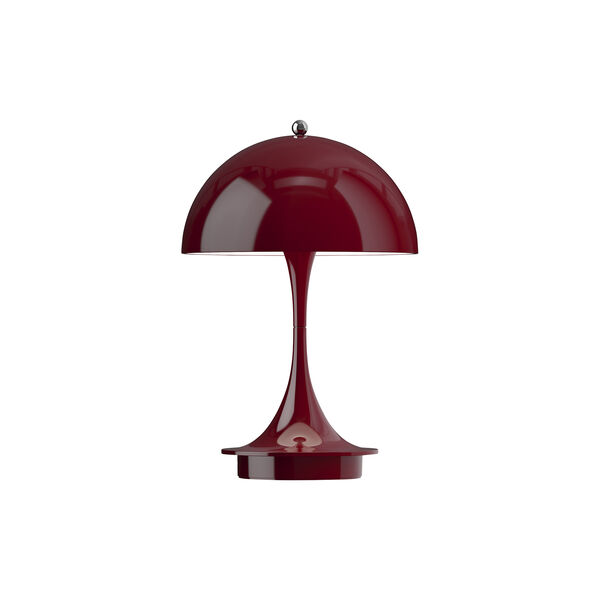 Panthella 160 Portable bordlampe, opaque burgundy Panthella 160 Portable bordlampe, opaque burgundy, Louis Poulsen