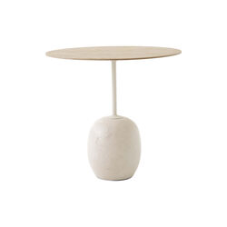 Lato sofabord LN9, ivory/eik Lato sofabord LN9, ivory/eik, &Tradition