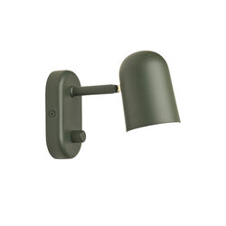 Buddy vegglampe, m&oslash;rkegr&oslash;nn, Northern