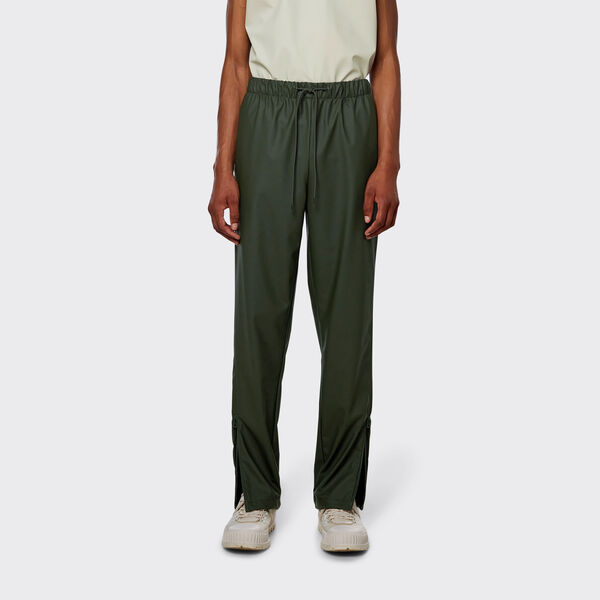 Pants slim, green, Rains