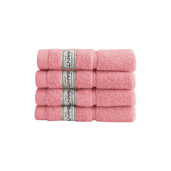 Premium h&aring;ndkle 30x30 4-pk, washed pink, Gant