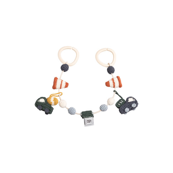 Busy Builders Crochet Pram Chain, Sebra