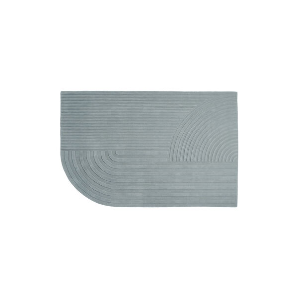 Relevo Rug, sage green, Muuto