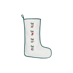 Julestrømpe, hvit, Langkilde & Søn