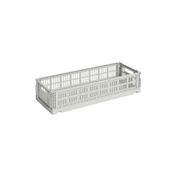 HAY Colour Crate Mini Oblong, grey, HAY
