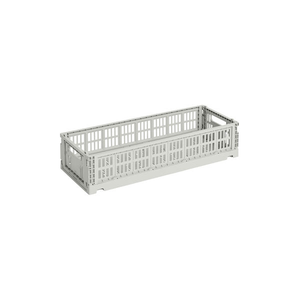 HAY Colour Crate Mini Oblong, grey, HAY