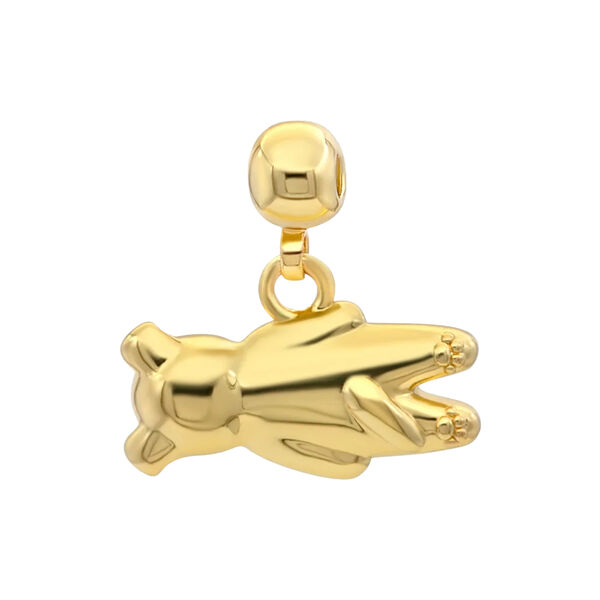 Dog Charm, gold, WHO IS SHE