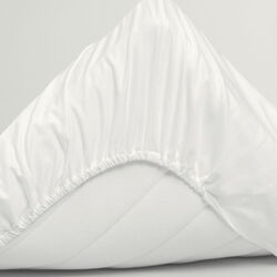 Sateen Single Fitted Sheet, white, Gant