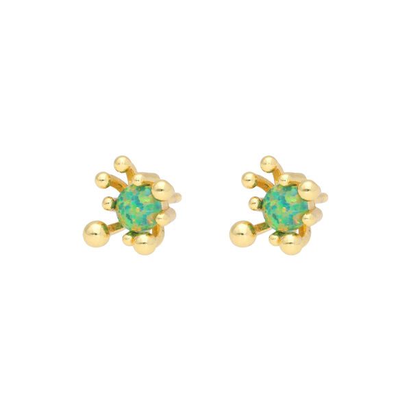 Winnie Studs, green, Nuni Copenhagen