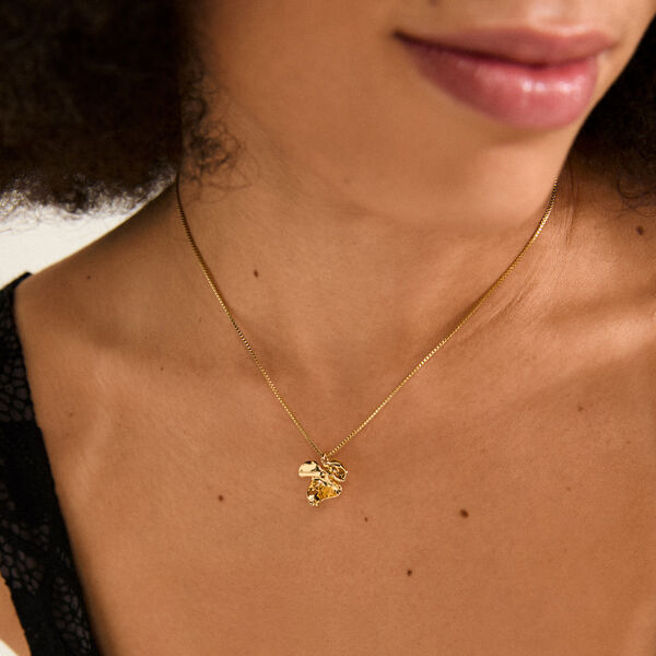 LUIS halskjede, gullbelagt, Pilgrim