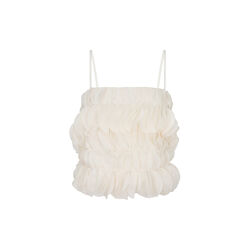 Aiko top, cream, HUNKØN