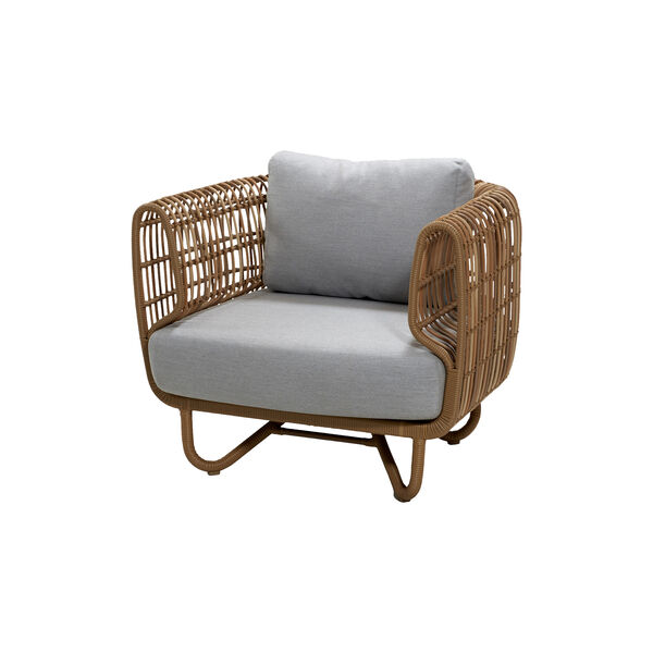 Nest Outdoor loungestol, natural, Cane-line