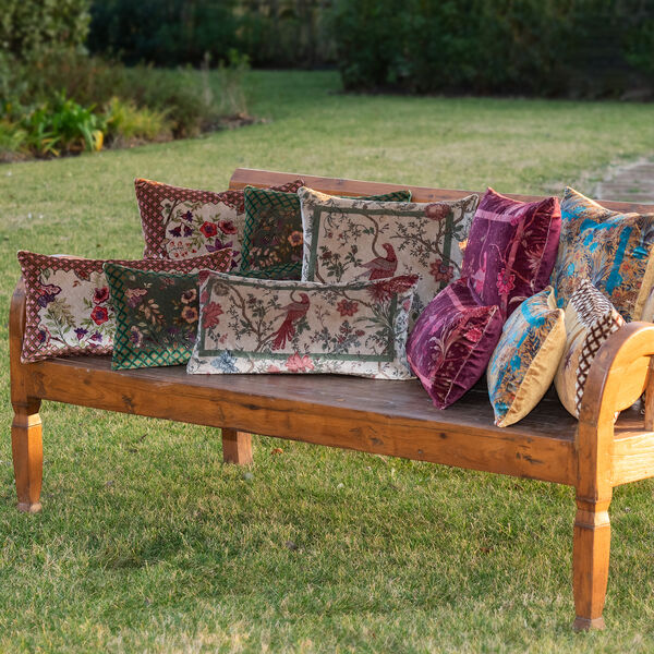 Frati pute 50x50, floral green, Frati Home