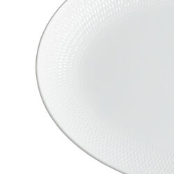 Gio oval fat, hvit, Wedgwood
