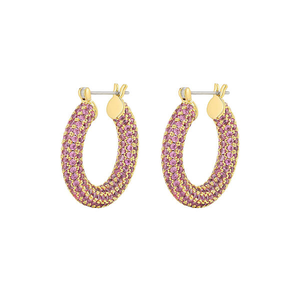 Pave Baby Amalfi hoops, rosa/gull, Luv Aj