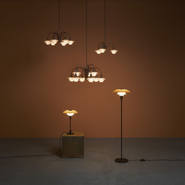 PH 3/2 Bordlampe Centenary Edition, amber/opal white, Louis Poulsen