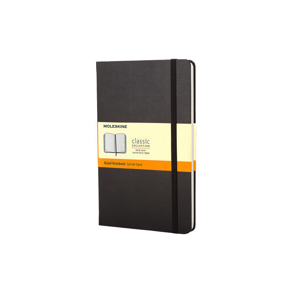 Classic Notebook linjerte sider, sort, Moleskine