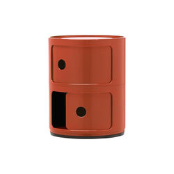 Componibili 2 elementi oppbevaringsbord, arancio, Kartell