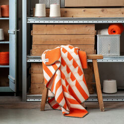 Kvam Pledd, Orange, R&oslash;ros Tweed