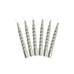 Candles With A Twist lys, silver, Kunstindustrien