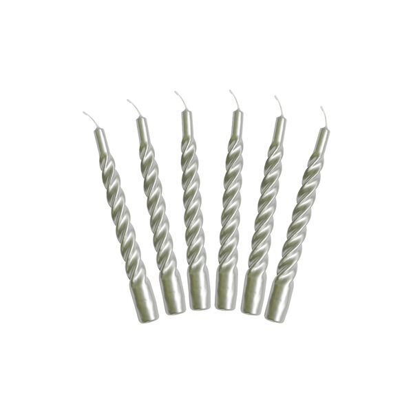 Candles With A Twist lys, silver, Kunstindustrien