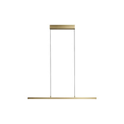 SLIM S1200 Pendant, brass, LIGHT-POINT