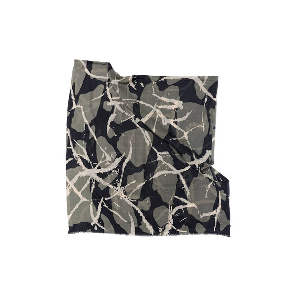 DOTS&nbsp;AND&nbsp;LINES&nbsp;skjerf, olive green/black, Bella Ballou